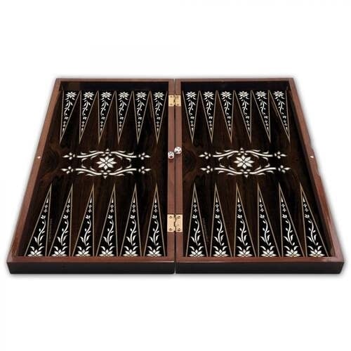 20"inch Backgammon Sets for Adults X Large Wooden Game Board Handmade Game Gift Ideas for Dad and Birthday Image 2