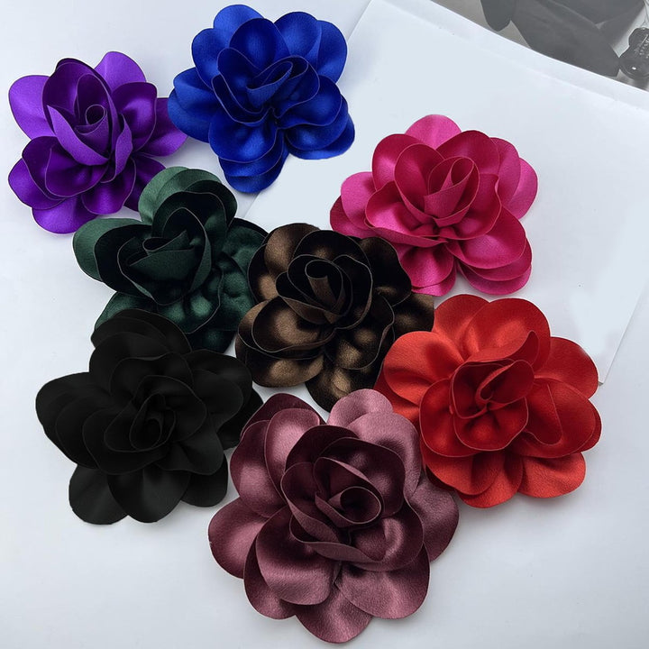 Formal Occasion Corsage French Style Big Rose Bride Groom Wedding Brooch Party Banquet Dress Suit Coat Brooch Clothes Image 12