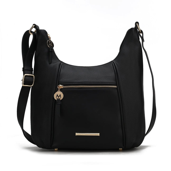 MKFCollection Lavinia Shoulder Bag - Vegan Leather Designer Handbag Image 1