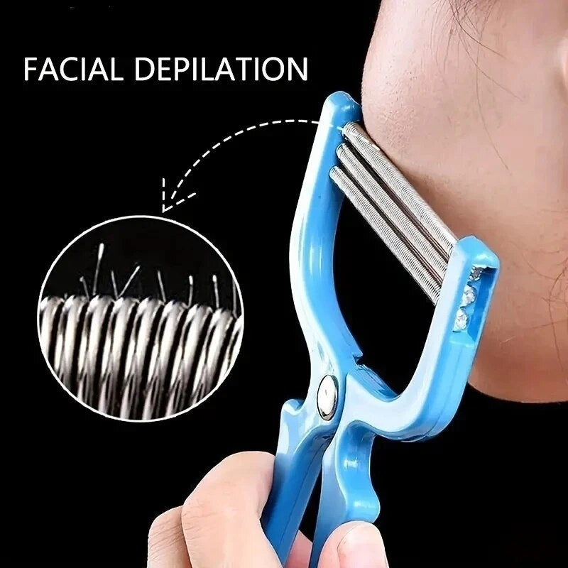 1 PCs Facial Hair Remover Manual Removal Epilator Beauty ShavingThreading Tool For Women Image 2