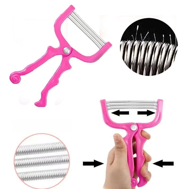 1 PCs Facial Hair Remover Manual Removal Epilator Beauty ShavingThreading Tool For Women Image 3