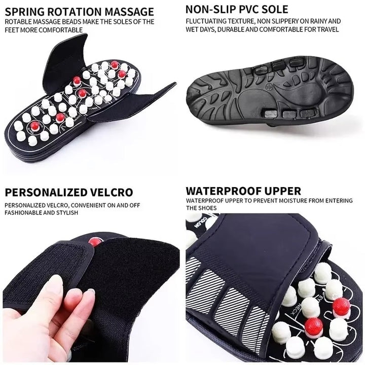 Feet Massage Slippers Foot Reflexology Acupuncture Therapy Massager Image 4