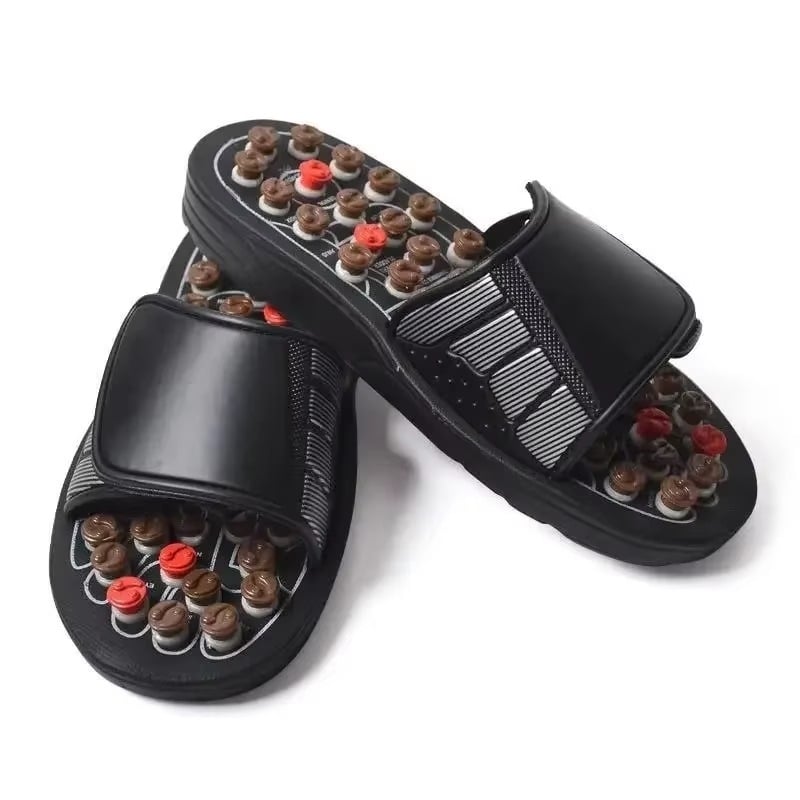 Feet Massage Slippers Foot Reflexology Acupuncture Therapy Massager Image 7