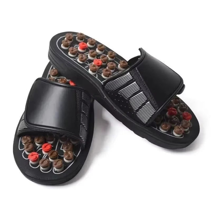 Feet Massage Slippers Foot Reflexology Acupuncture Therapy Massager Image 1