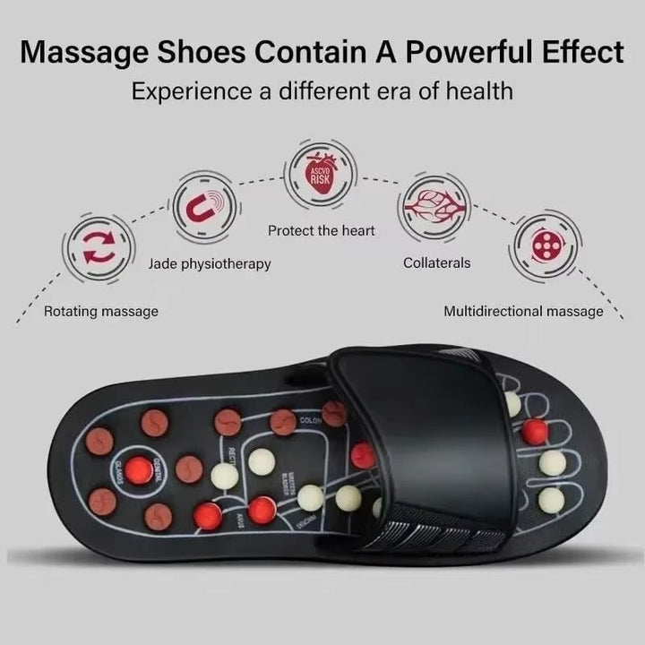 Feet Massage Slippers Foot Reflexology Acupuncture Therapy Massager Image 9