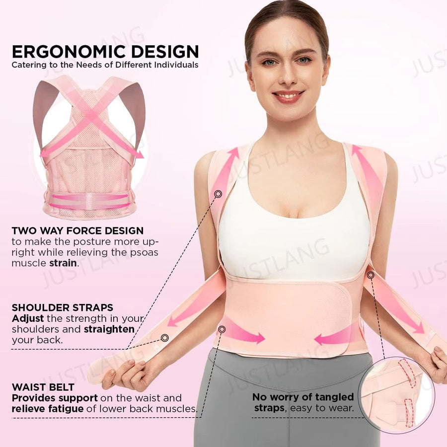 Back Posture Corrector Lumbar Pad Waist Support Hunchback Spinal Orthopedic Image 1