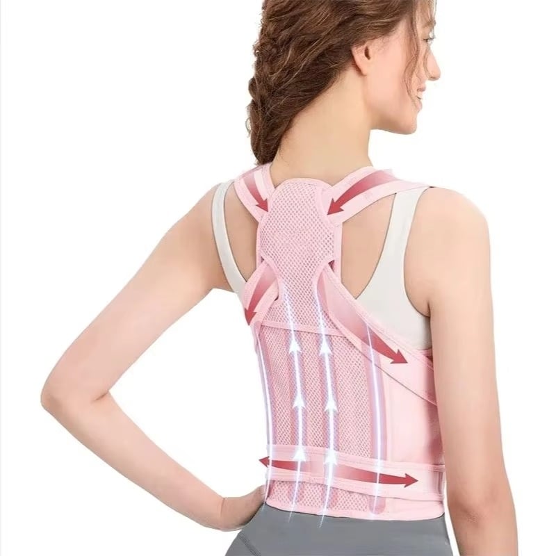 Back Posture Corrector Lumbar Pad Waist Support Hunchback Spinal Orthopedic Image 7