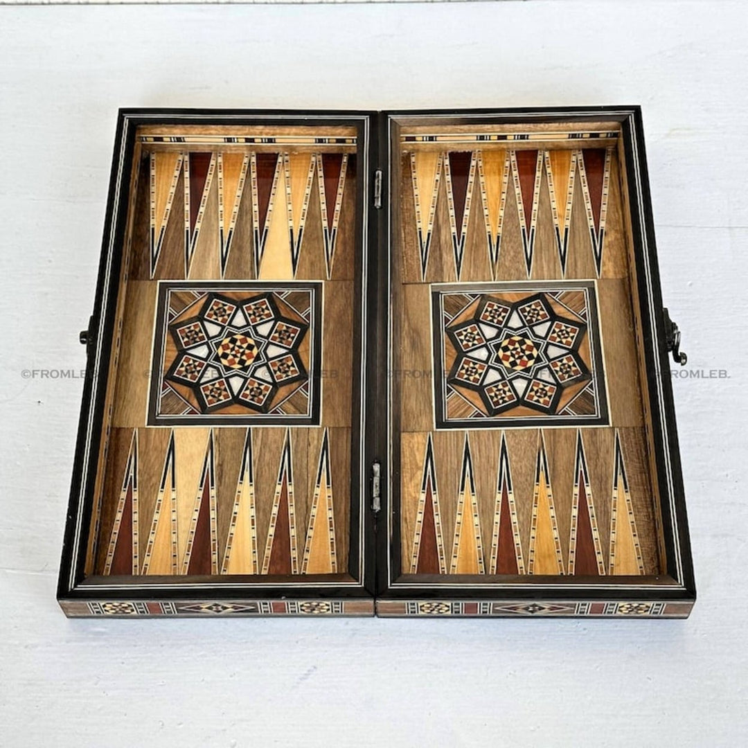 Luxury Backgammon Chess Sets for Adults Inlaid Solid Wooden Chess Game Board Set Handmade Gifts for Dad Husband Birthday Image 7