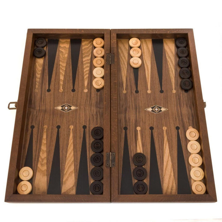 20"inch X Large Backgammon Sets for Adults Wood Art Wooden Backgammon Board Set Solid Rosewood Gifts for Him and Dad and Image 2