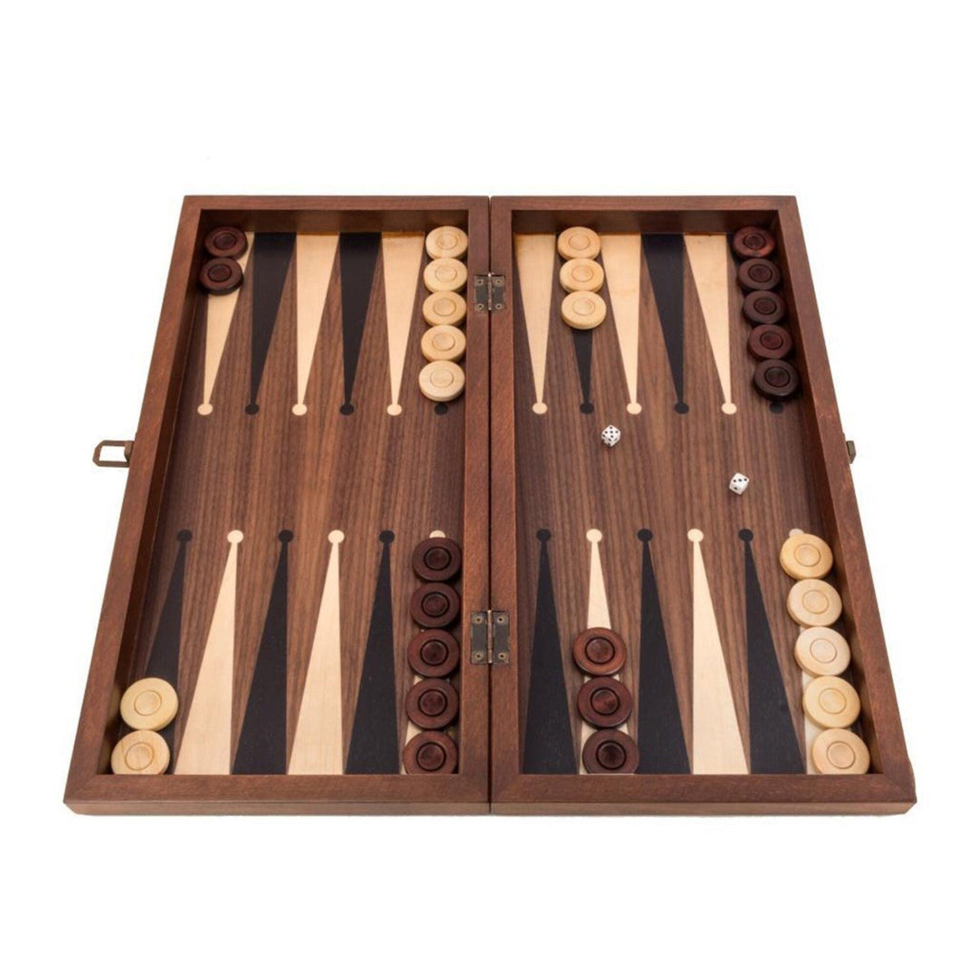 20"inch X Large Backgammon Sets for Adults Wood Art Wooden Backgammon Board Set Solid Rosewood Gifts for Husband and Dad Image 2