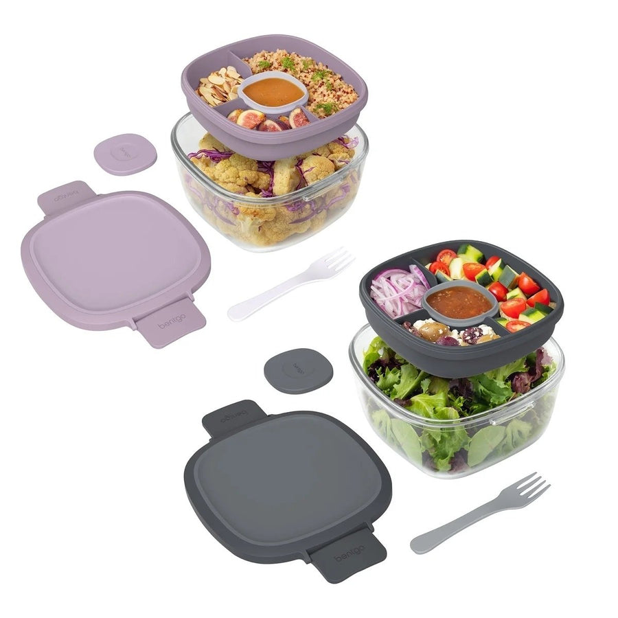 Bentgo Glass Salad Container 2 Pack Image 1