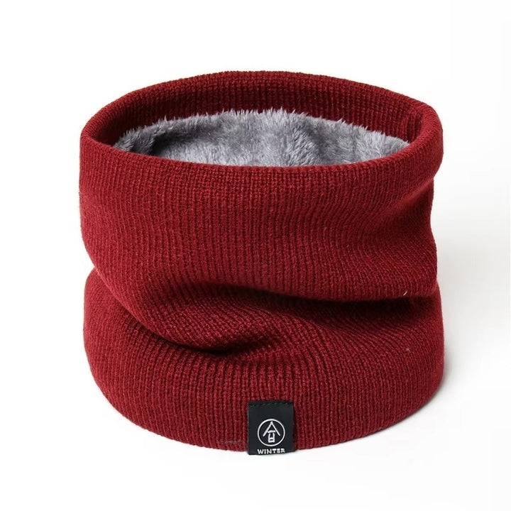 Fashion Soft Knitted Neck Warmer Sport Scarf Women Men Face Cover Winter Image 4