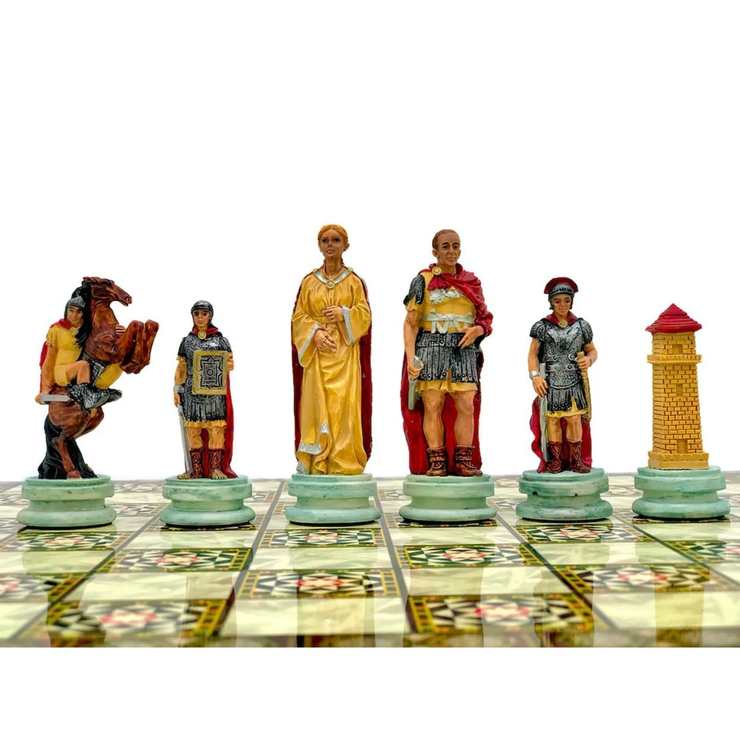 Historical Chess Sets for Adults Handmade Arabs Cleopatra Egyptian Chess Pieces Hand Carved Wooden Chess Board Gifts Image 3