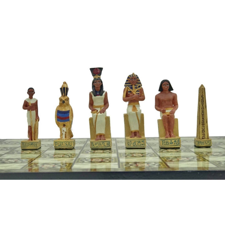 Historical Chess Sets for Adults Handmade Arabs Cleopatra Egyptian Chess Pieces Hand Carved Wooden Chess Board Gifts Image 4