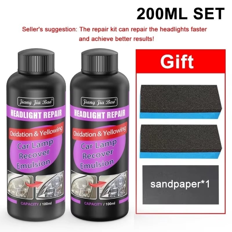 Car Headlight Restoration Polishing Kits Car Light Scratch Remover Image 10