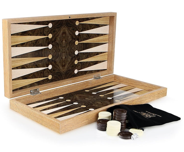 20"inch Backgammon Set for Adults X Large Wooden Game Board Handmade Game Sets Gifts Idea for Friends Image 3