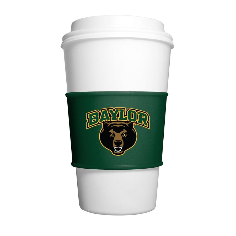 Baylor Bears Silicone Grip Cup Sleeves NCAA Team Drink Accessories Durable Black Image 1