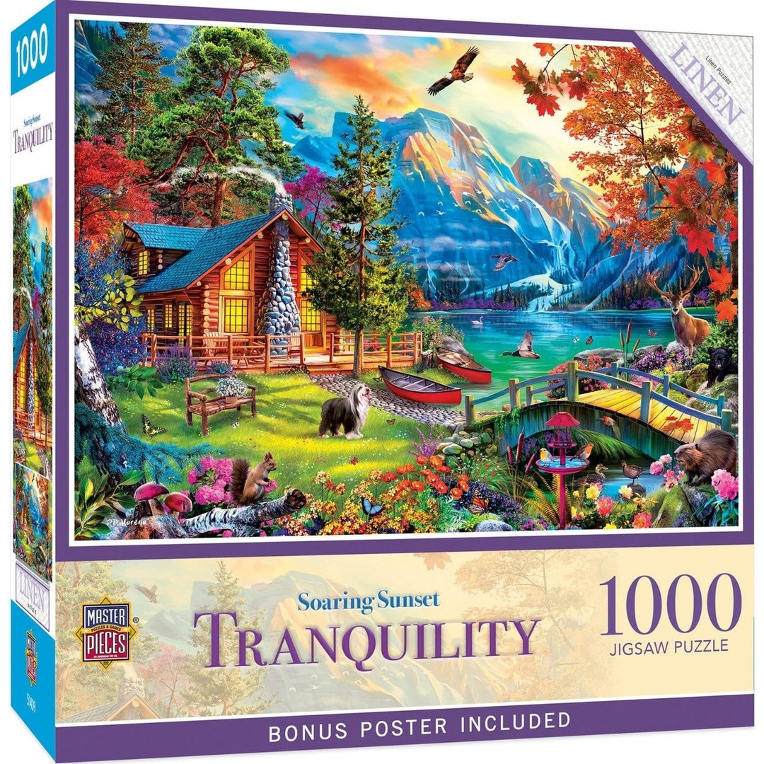 Tranquility - Soaring Sunset 1000 Piece Jigsaw Puzzle Image 1