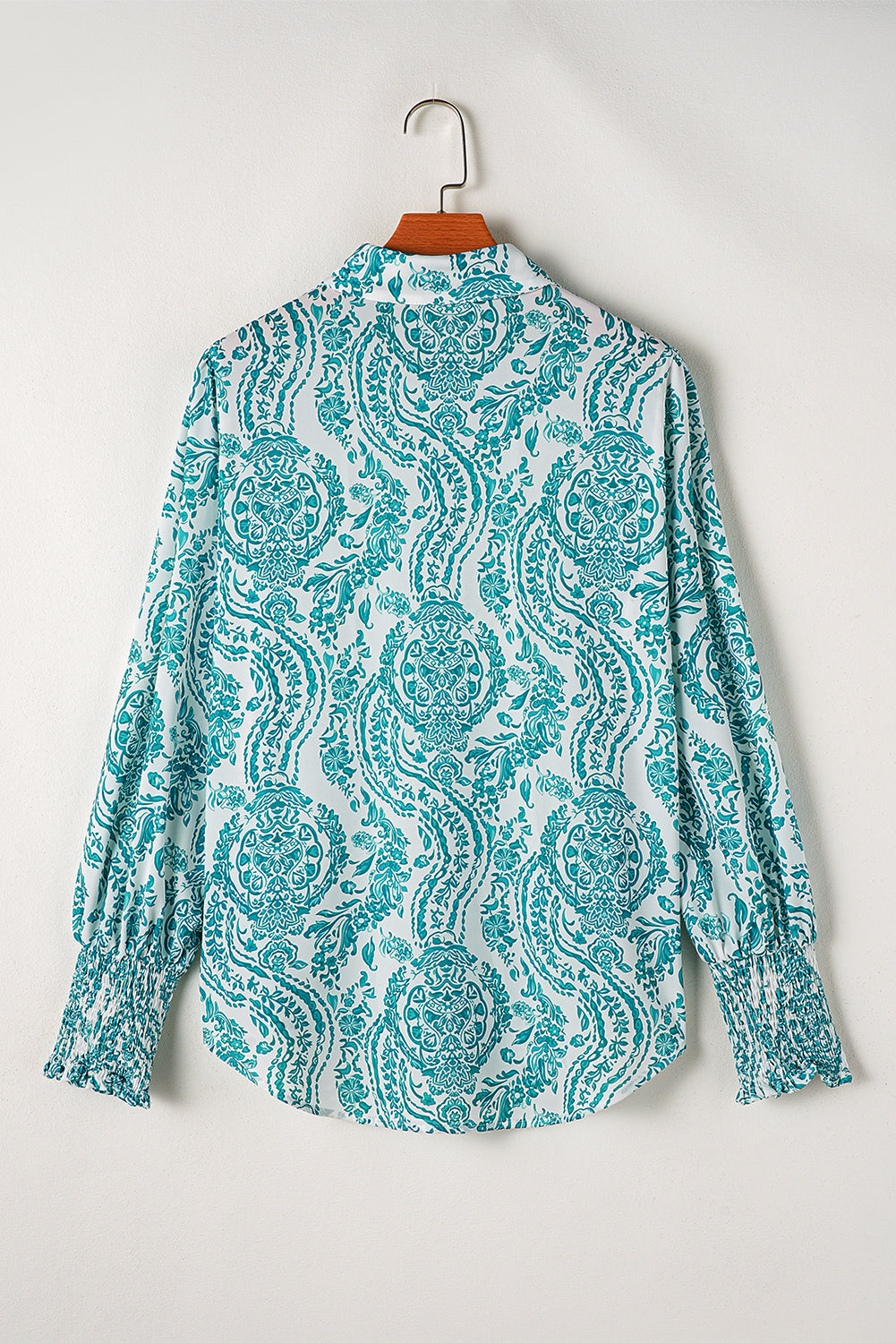 Mckenna Paisley Buttoned Loose Shirt Image 10