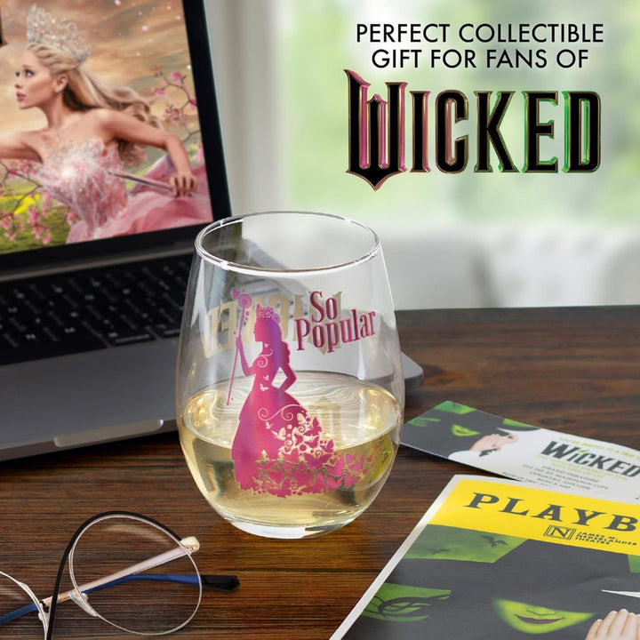 Wicked So Popular and Defy Gravity Stemless Wine Glasses 2-Pack Image 4