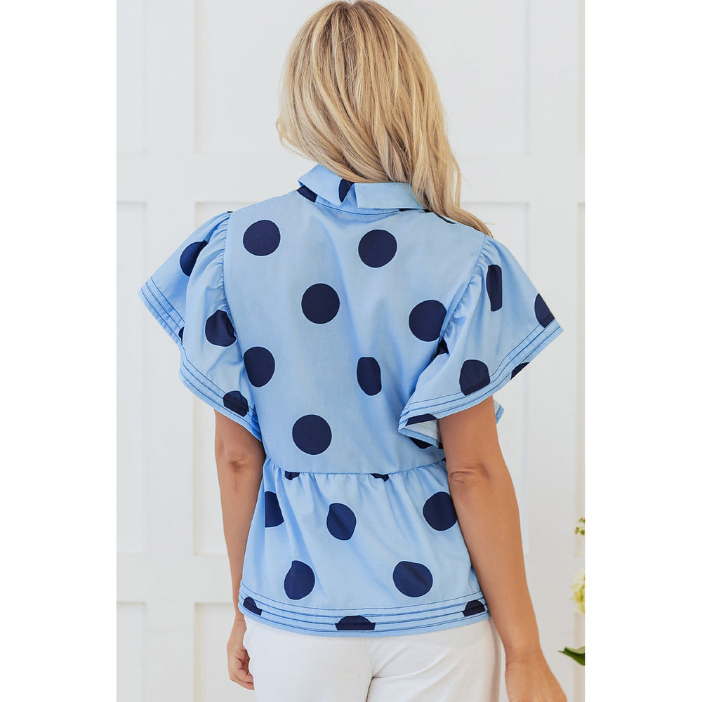 Journey Polka Dot Buttoned Blouse Image 2