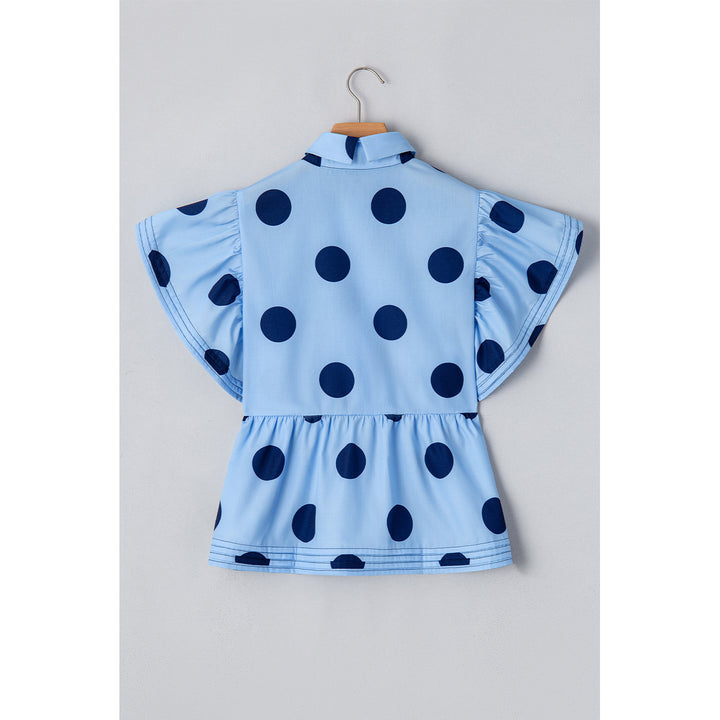 Journey Polka Dot Buttoned Blouse Image 9