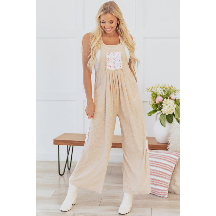 Luciana Ribbed Side Pocket Wide Leg Jumpsuit Image 1