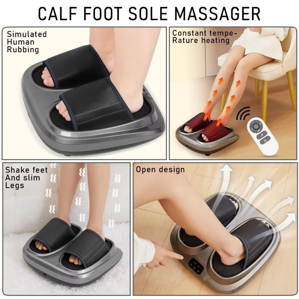 Foot Massager Shiatsu Kneading Deep Tissue Relax Heated Image 4