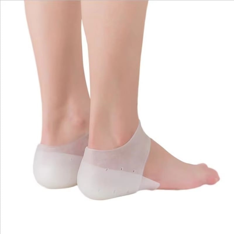 Unisex Invisible Height Increase 5CM Silicone Socks Gel Heel Pads Orthopedic Image 2