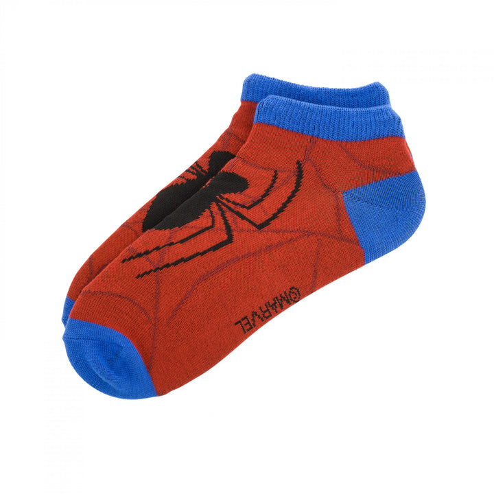 Spider-Man and Miles Morales Womens 5-Pair Pack of Low Cut Socks Image 2