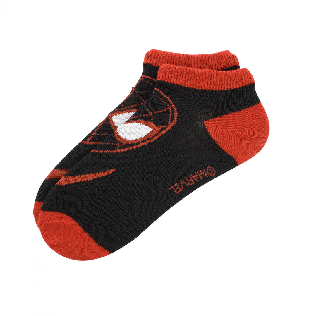 Spider-Man and Miles Morales Womens 5-Pair Pack of Low Cut Socks Image 3