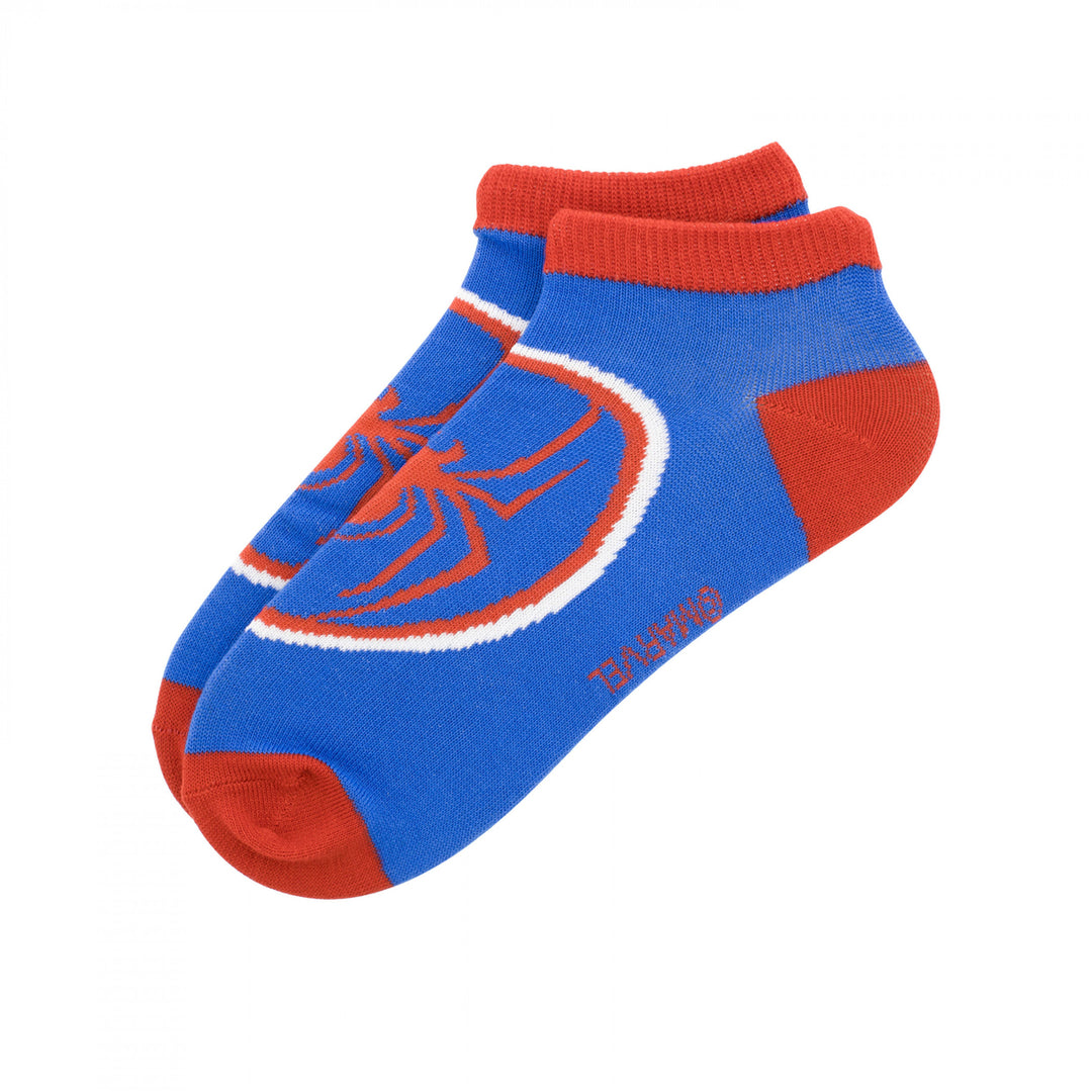 Spider-Man and Miles Morales Womens 5-Pair Pack of Low Cut Socks Image 4