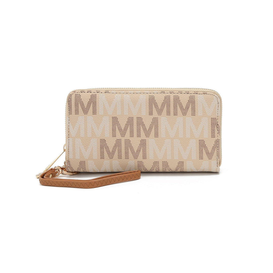 MKFCollection Hofstra Signature Wallet - Vegan Leather Designer Handbag Image 1