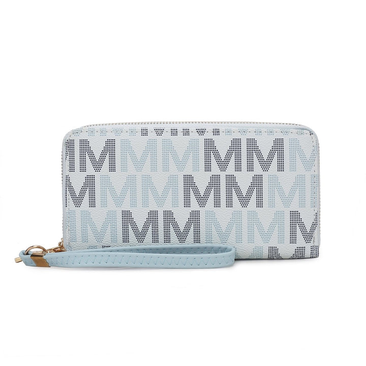 MKFCollection Hofstra Signature Wallet - Vegan Leather Designer Handbag Image 1