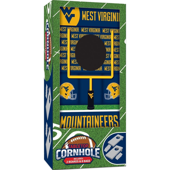 West Virginia Mountaineers - NCAA Tabletop Cornhole Image 1