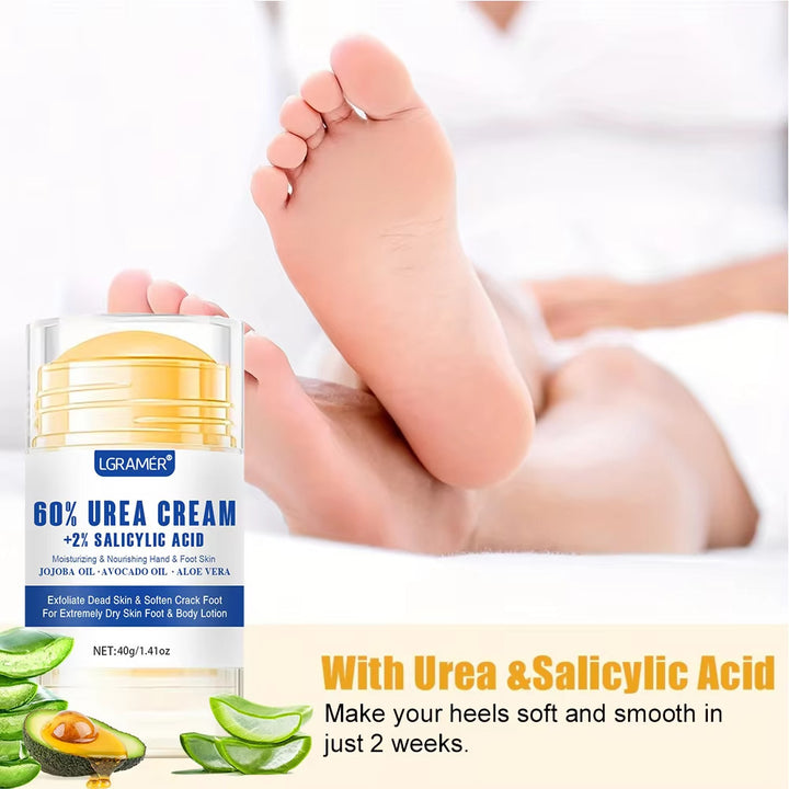 40g Urea Foot Cream Dry Cracked Feet Heel Gentle Exfoliation Image 4