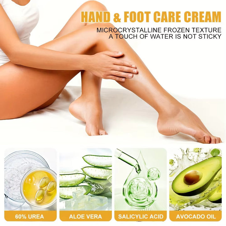 40g Urea Foot Cream Dry Cracked Feet Heel Gentle Exfoliation Image 4