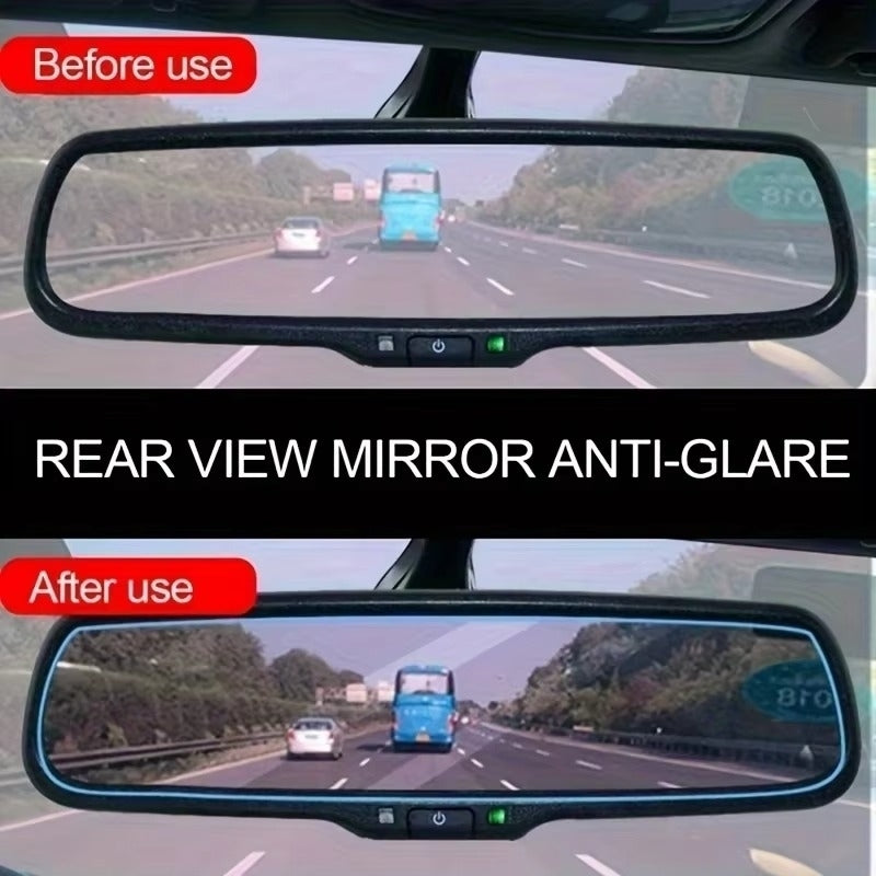 Anti-glare Car Interior Mirror Film Rearview Mirror Anti Fog Film Image 3