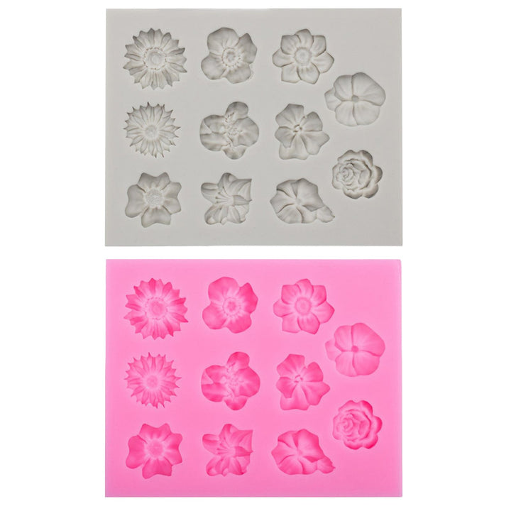 Rose Silicone Cake Mold Mini Flower Fondant Chocolate Molds for Baking Multipurpose Cookies Mold for Cake Brownies for Image 9