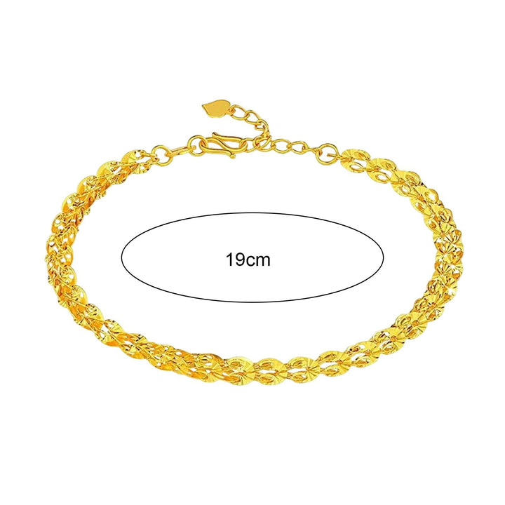 Women Bracelet Hollow Out Adjustable Length Retro Style Silver Plated Anti-rust Prom Daily Dating Wrist Chain Lady Image 6