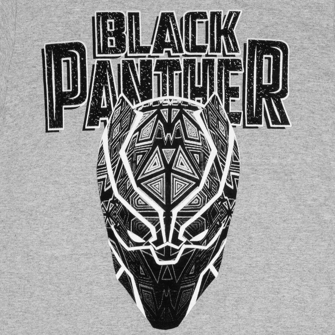 Black Panther Logo Tattoo Style T-Shirt Image 2