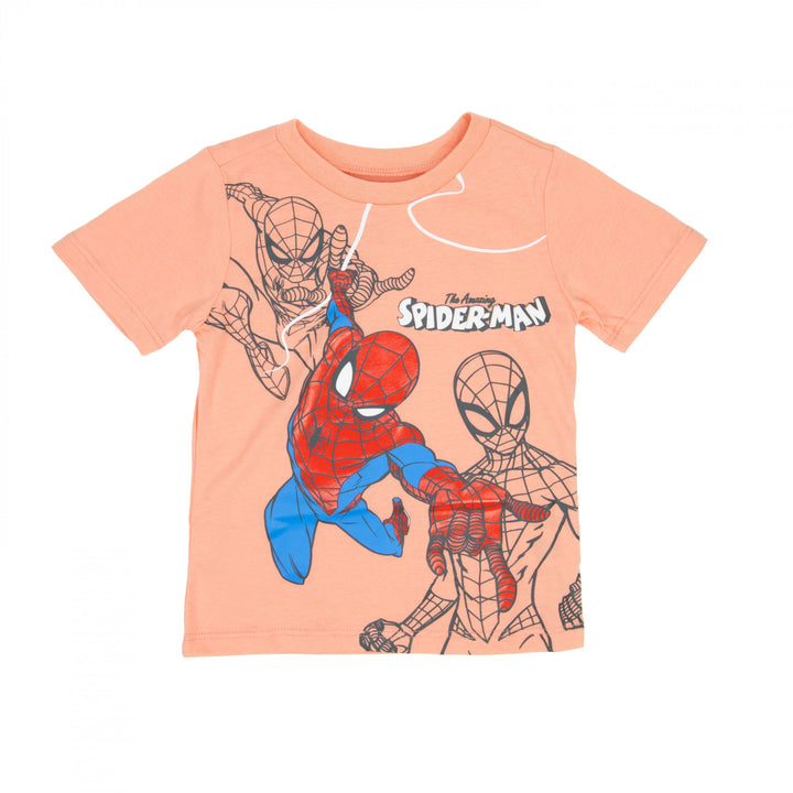 Spider-Man Sketch Toddler Boys Shirt and Shorts 2-Piece Set Image 2