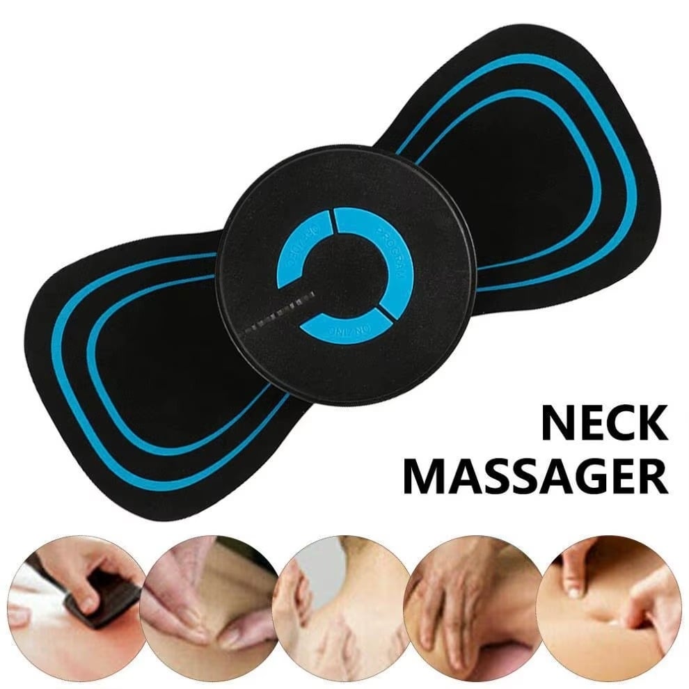 Neck Massage Portable Cervical Spine Massage Sticker EMS Body Massage Image 4