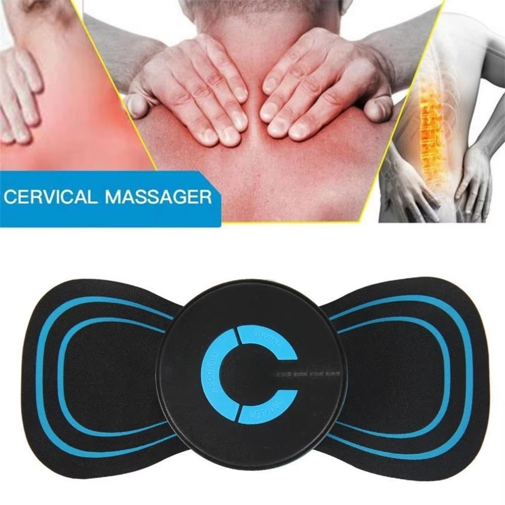 Neck Massage Portable Cervical Spine Massage Sticker EMS Body Massage Image 7