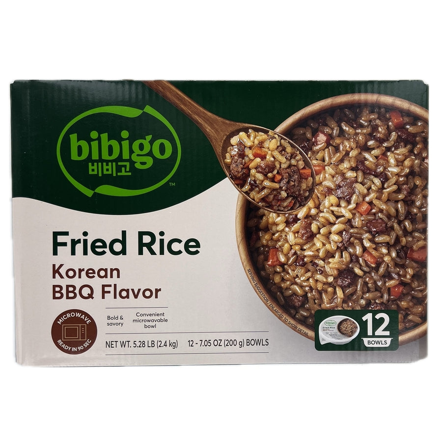 Bibigo Fried Rice Bowls Korean BBQ Flavor 7.05 Ounce (Pack of 12) Image 1