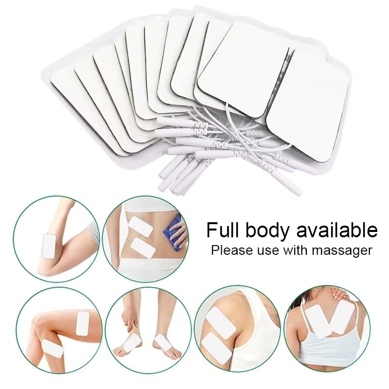 Muscle Stimulator Electrode Pads Gel Non-woven Fabric Self Adhesive Replacement Pads Image 2