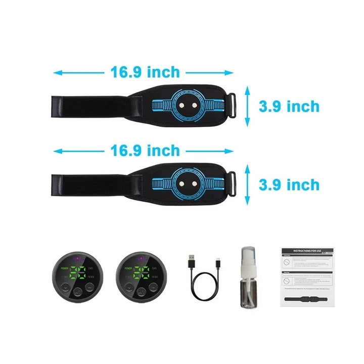 USB Recharge Abdominal Toning Belt EMS Muscle Stimulator Muscle Toner Body Massager Waist Arm Leg Massage Weight Loss Image 9