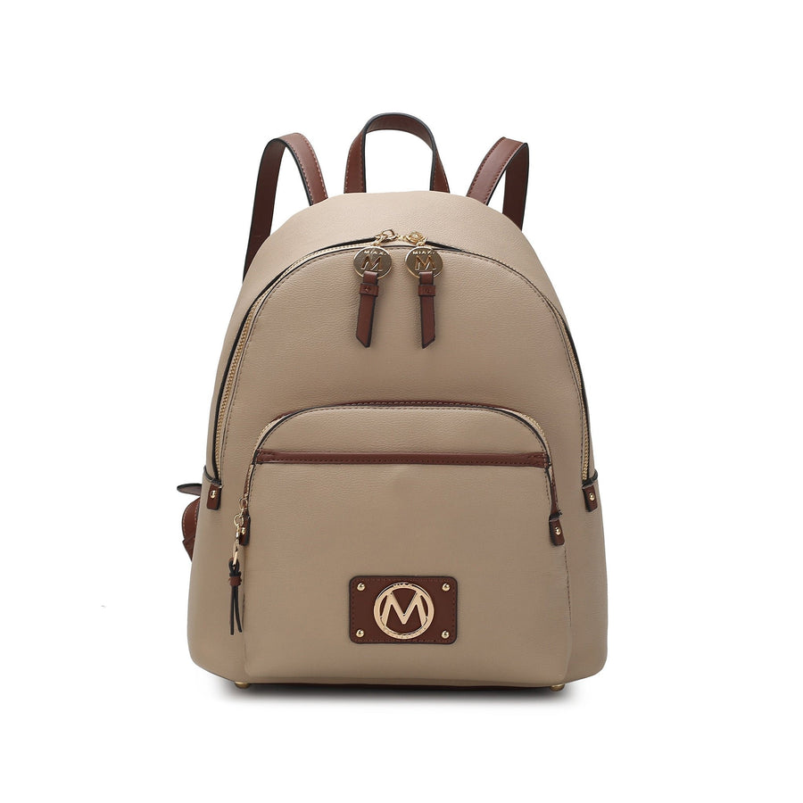 MKFCollection Alice Backpack - Vegan Leather Designer Handbag Image 1