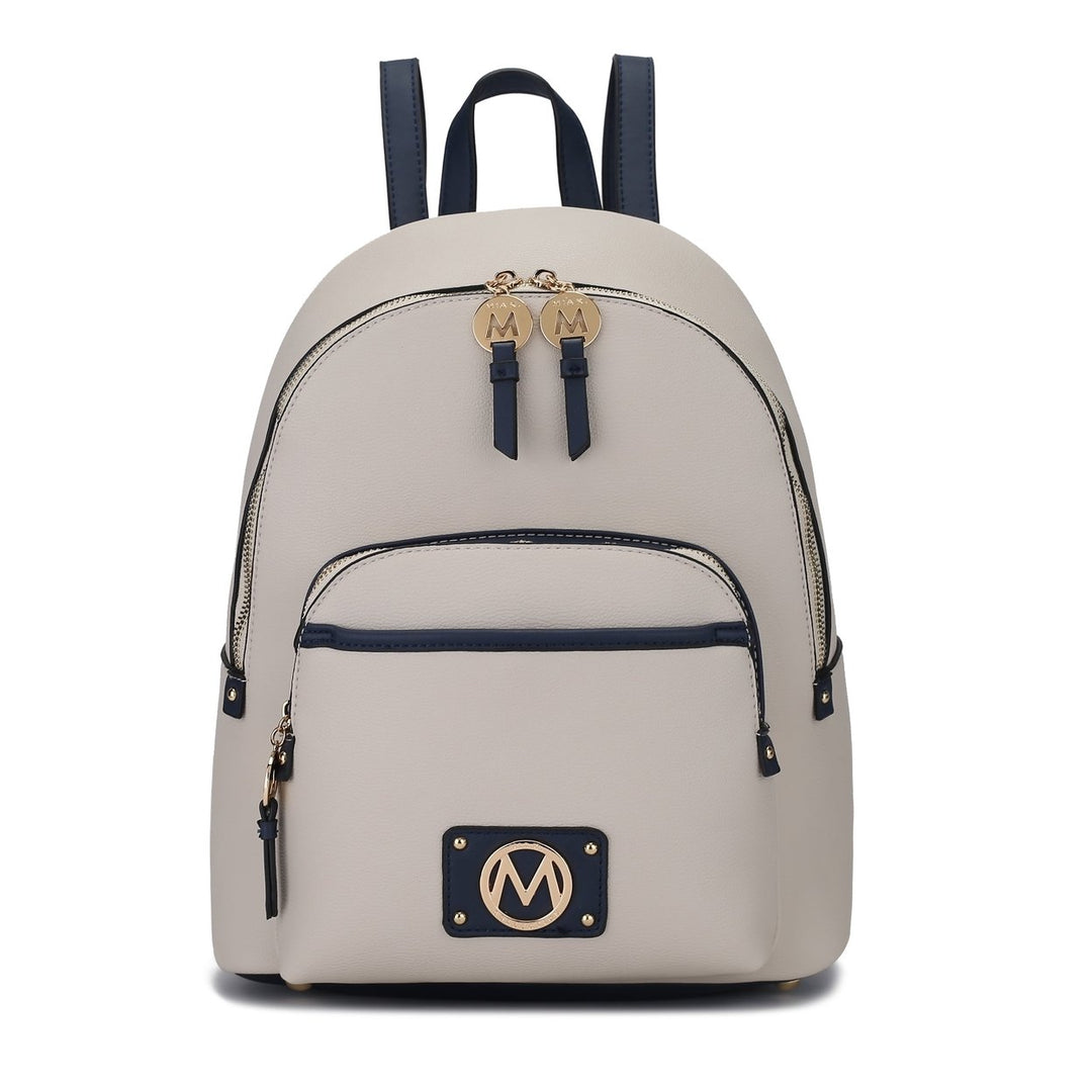 MKFCollection Alice Backpack - Vegan Leather Designer Handbag Image 6