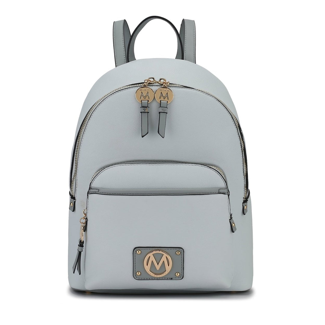 MKFCollection Alice Backpack - Vegan Leather Designer Handbag Image 7